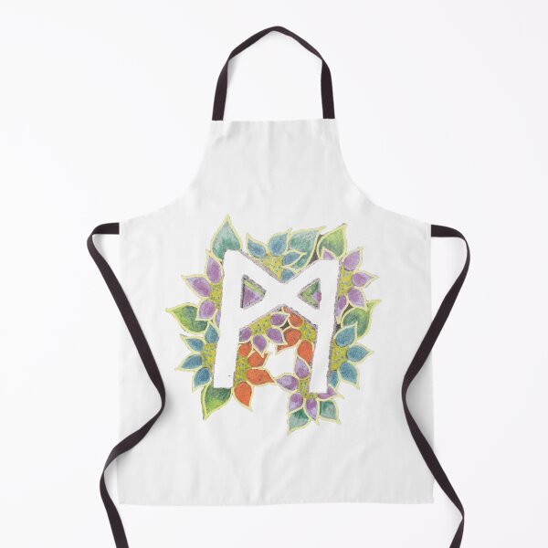 Item preview, Floral "Mannaz" Rune designed and sold by ElsieVirgo91.