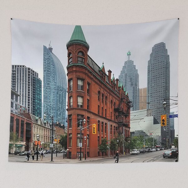 Item preview, Gooderham Building, Toronto Canada, Flatiron Building, Vintage Architecture, Vintage buildings, Historical Toronto,  designed and sold by Nostrathomas66.
