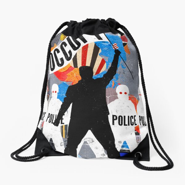 Occupy Drawstring Bag