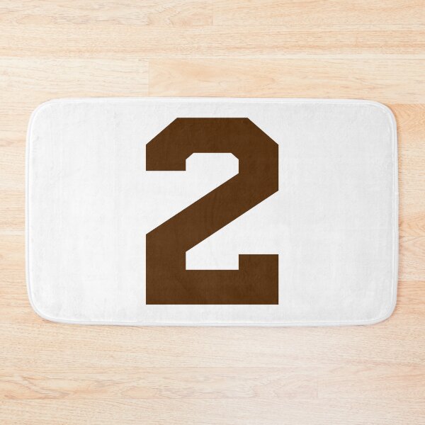 Item preview, Number 2, Brown two, Sports number 2 designed and sold by TheCultStuff.