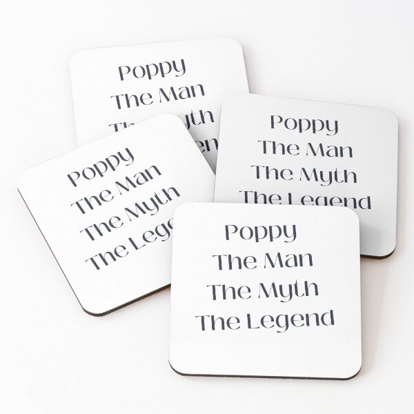 Item preview, Poppy The Man The Myth The Legend daddy Gift designed and sold by axoniej.