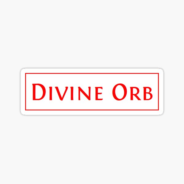Path of Exile Divine Orb Sticker