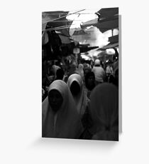 Marketplace Ghosts Greeting Card