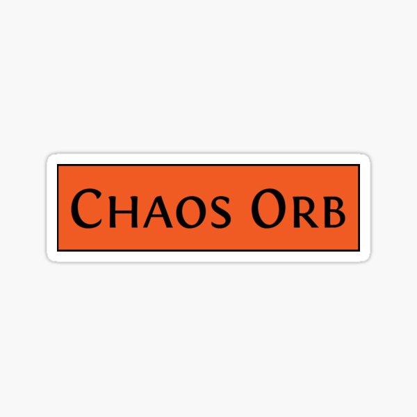 Path of Exile Chaos Orb Sticker