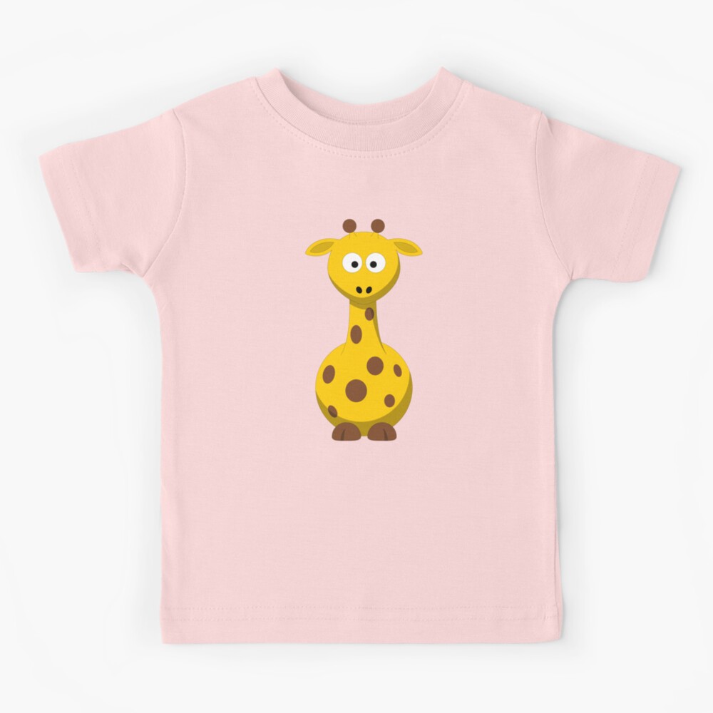 Women Lady Cartoon Giraffe T Shirt Funny Animal Lovely Cute