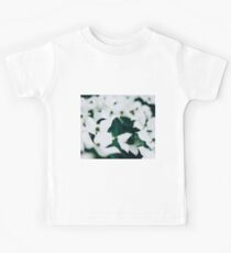 White elegant floral Kids Tee