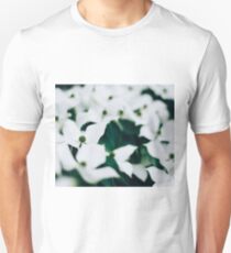 White elegant floral Unisex T-Shirt