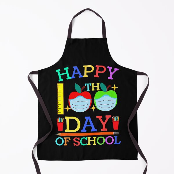 Item preview, Happy 100th Day Of School Apple Face Mask Teacher 100 Days designed and sold by Sara-Quinn.