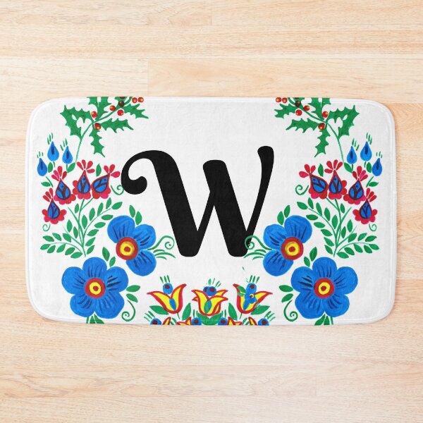 Item preview, letra w con flores designed and sold by Elyora.