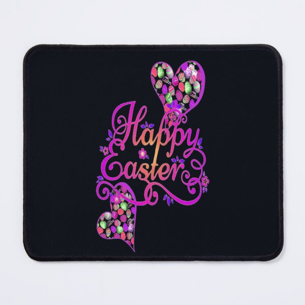 Item preview, Easter celebration, Happy Easter Lettering Design with Hearts and Easter Eggs, Good Friday, Easter Egg Hunting, Egg Hunt Squad, Chilling Peeps designed and sold by Adri Barnard.