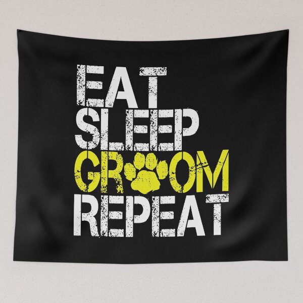 Item preview, Eat Sleep Groom Repetir, Grunge designed and sold by ACC .