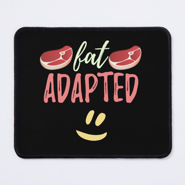 Item preview, fat adapted, fueled by ketones, powered by ketones, keto diet, ketogenesis, ketosis designed and sold by doctors-apparel.