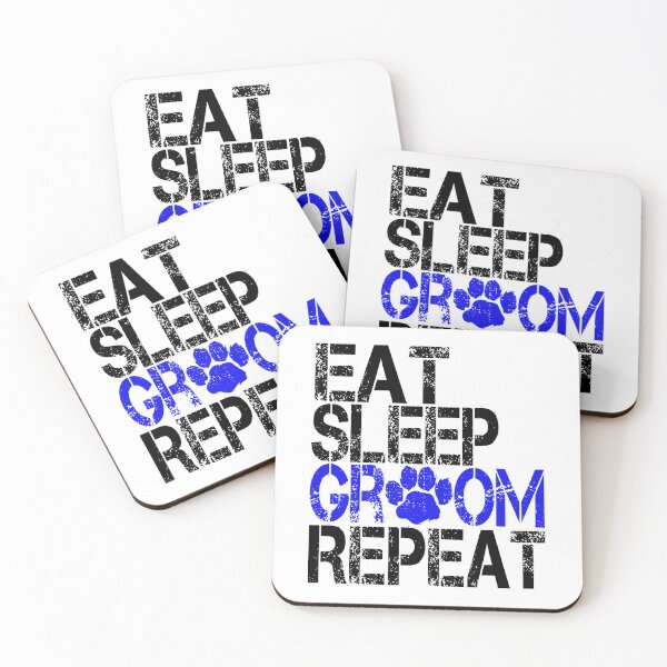 Item preview, Eat Sleep Groom Repeat, Grunge  designed and sold by ACC .