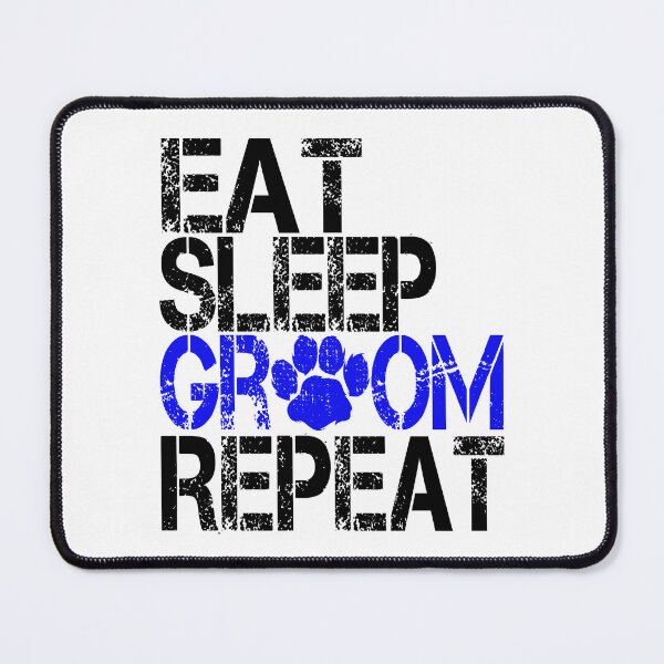 Item preview, Eat Sleep Groom Repeat, Grunge designed and sold by ACC .