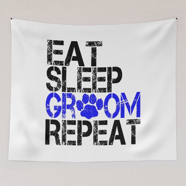 Item preview, Eat Sleep Groom Repetir, Grunge designed and sold by ACC .