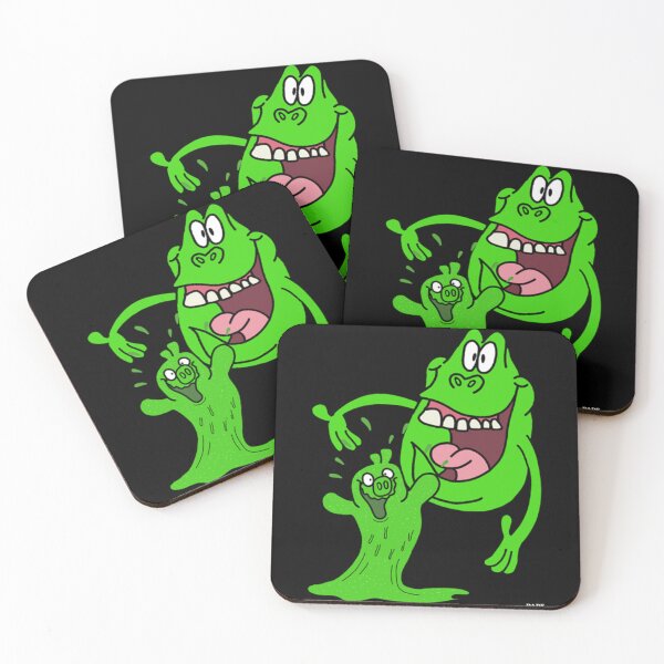 Item preview, Angry BirdsGhostbusters - Slimer and Bogger the Mutated Pig Snot designed and sold by AdimajiSukaki.