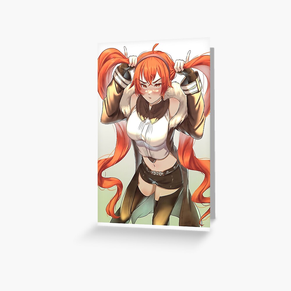 Mushoku Tensei Eris Boreas Greyrat Sexy Greeting Card By Robinrutberg Redbubble