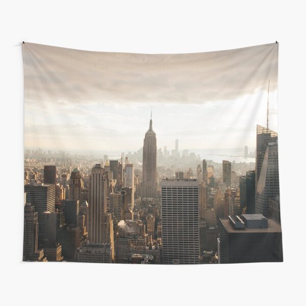 Sepia New York City Tapestry