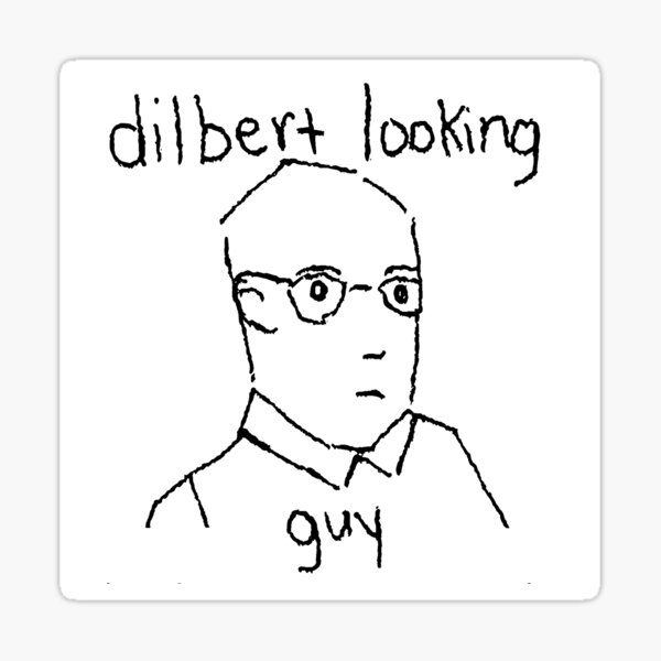Aperçu de l'œuvre dilbert cherche mec colin robinson wwdits créée et vendue par crehar.