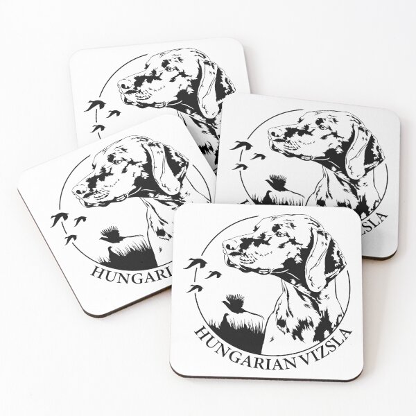 Item preview, Hungarian Vizsla Dog Hounds Portrait designed and sold by dogarts.