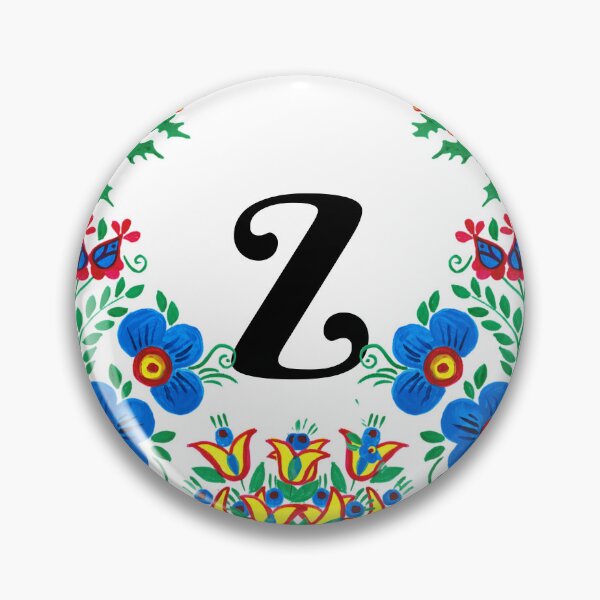 Item preview, letra Z con flores designed and sold by Elyora.