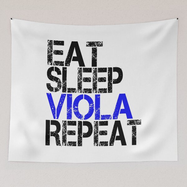 Item preview, Eat Sleep Viola Repeat, Grunge  designed and sold by ACC .