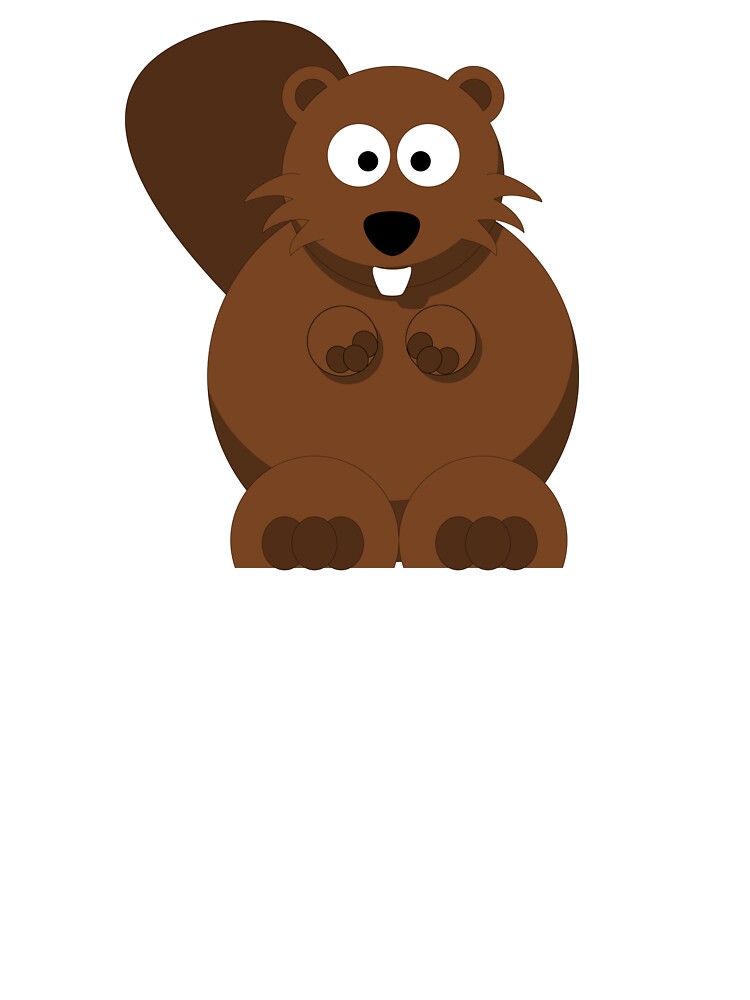 Cartoon Cute Grizzly Bear Drawing