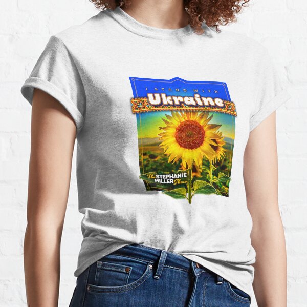 I Stand With Ukraine Sunflower Classic T-Shirt