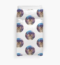 space cat Duvet Cover