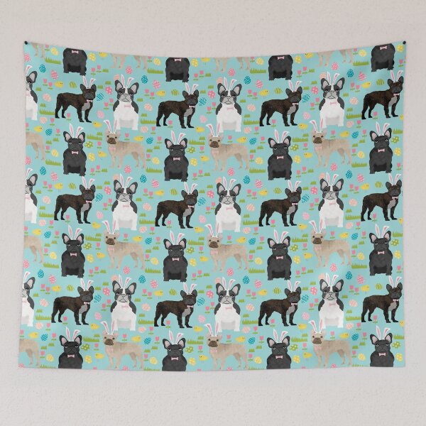 Item preview, French Bulldog brindle coat easter spring dog costume custom pet portraits by PetFriendly designed and sold by PetFriendly.