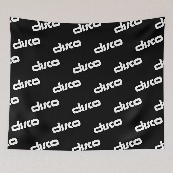 Item preview, Black White 70's Disco Graphic Pattern designed and sold by SunnyBrand.