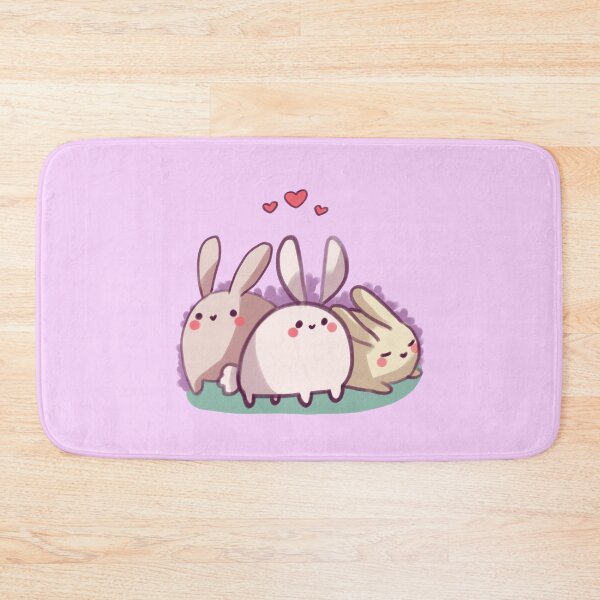 Item preview, Cute bunnies and hearts designed and sold by Mayarart.