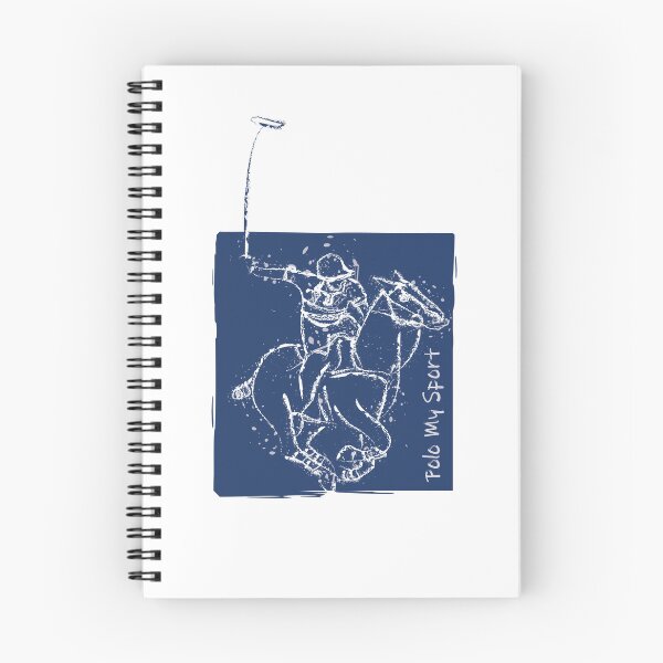 Item preview, Classy Polo Rider Team Horse Sports Logo Blue Background with My Sport Text designed and sold by DappleDesign.