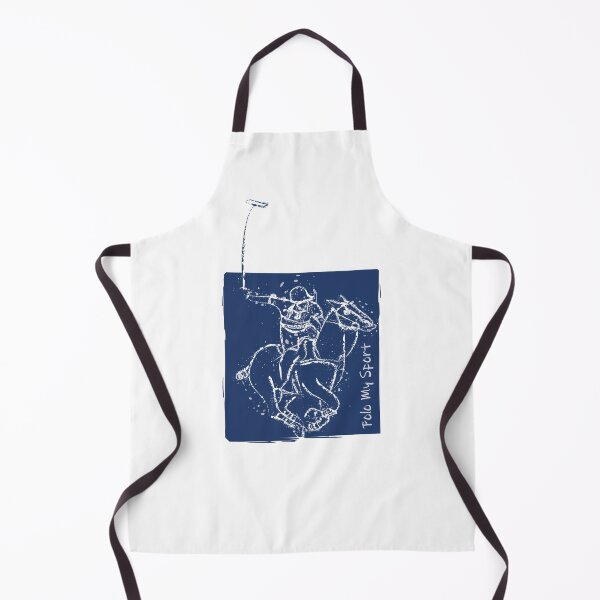 Item preview, Classy Polo Rider Team Horse Sports Logo Blue Background with My Sport Text designed and sold by DappleDesign.
