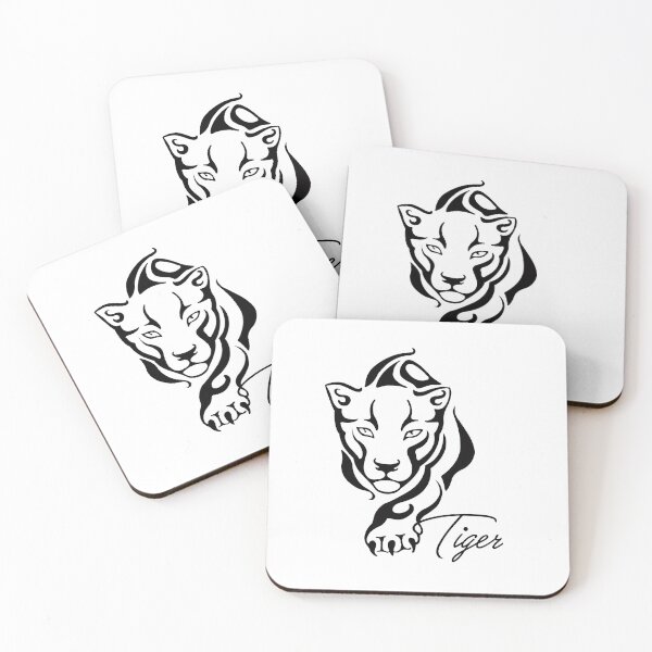 Item preview, T-shirt for boys and girls printed with tiger Image designed and sold by LTMARKETING.