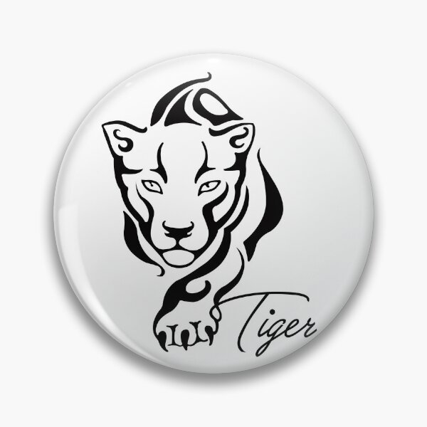 Item preview, T-shirt for boys and girls printed with tiger Image designed and sold by LTMARKETING.