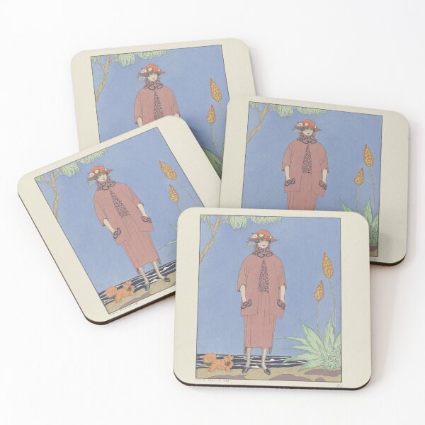 Item preview, 1920s Art Deco Fashion Illustration by George Barbier  - Gazette du Bon Ton - A palm Beach designed and sold by cutesy.