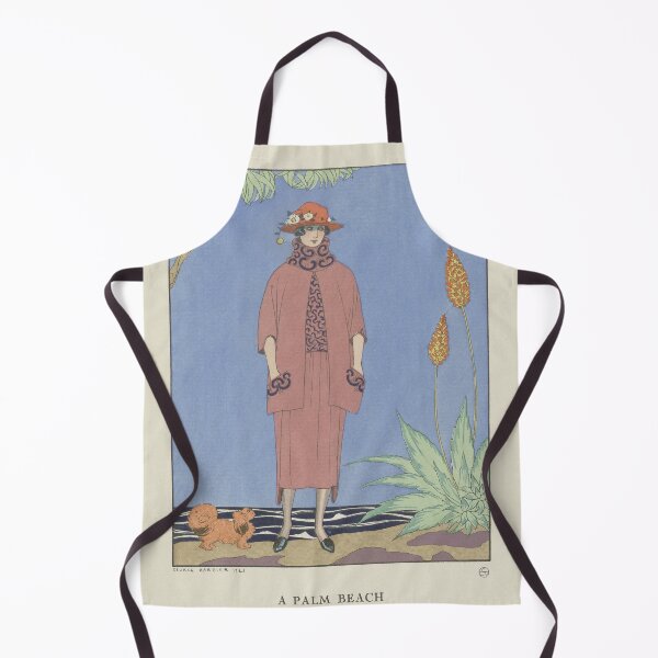 Item preview, 1920s Art Deco Fashion Illustration by George Barbier - Gazette du Bon Ton - A palm Beach designed and sold by cutesy.