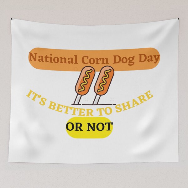 Item preview, National Corn Dog Day designed and sold by SolSel ⭐⭐⭐⭐⭐.