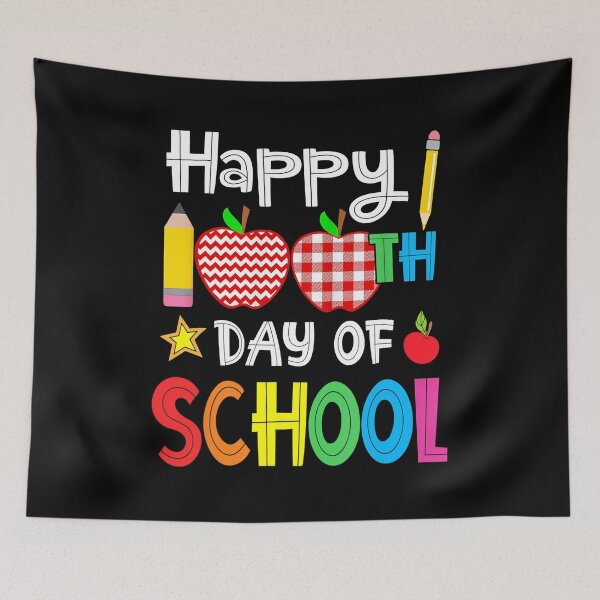 Item preview, Happy 100th Day of School For Teacher And Student Colorful designed and sold by Sara-Quinn.