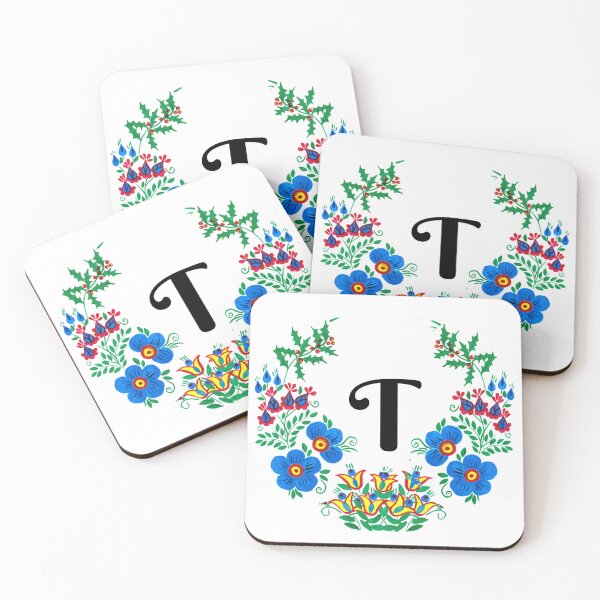 Item preview,  letra T con flores designed and sold by Elyora.