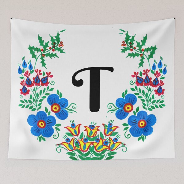 Item preview,  letra T con flores designed and sold by Elyora.