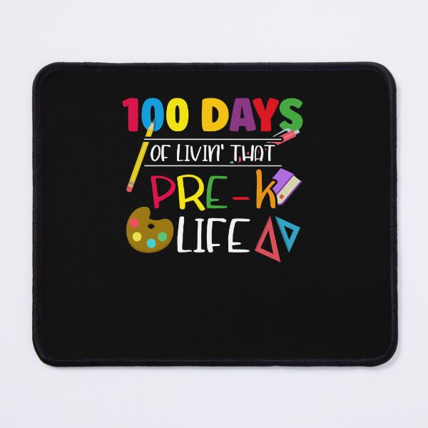 Item preview, Living 100 Days Of School Pre-k Life Teachers And Students designed and sold by Dressed For  Duty.