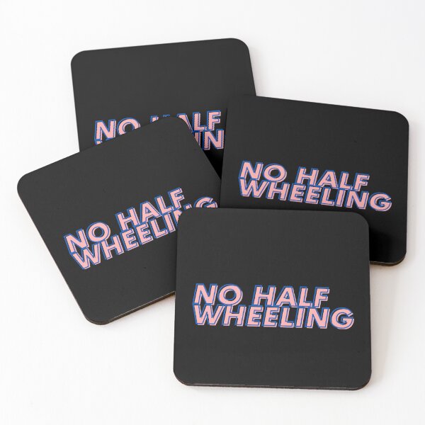 Item preview, No Half Wheeling Cycling Sticker designed and sold by ethenfran6.