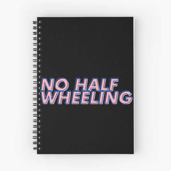 Item preview, No Half Wheeling Cycling Sticker designed and sold by ethenfran6.