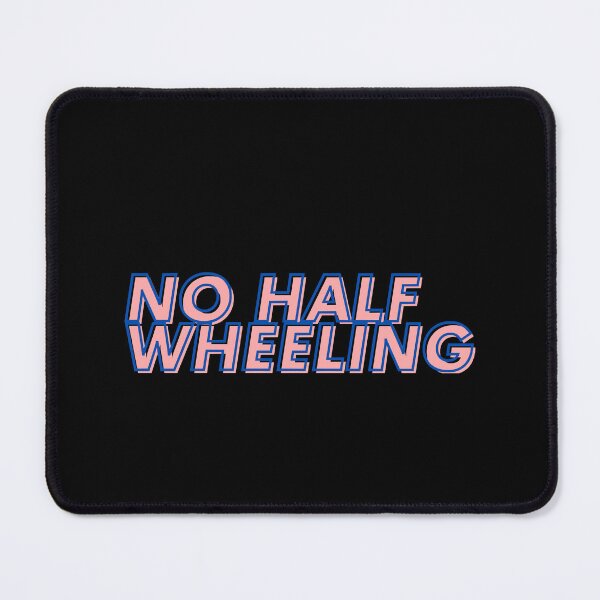 Item preview, No Half Wheeling Cycling Sticker designed and sold by ethenfran6.