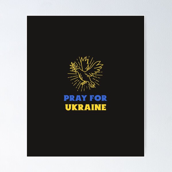 Item preview, Pray for Ukraine designed and sold by Salimah Haji.