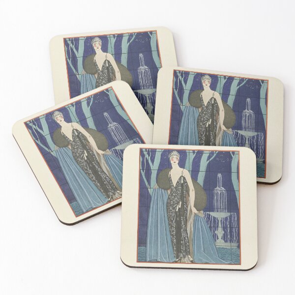 Item preview, 1920s Art Deco Fashion Illustration by George Barbier - Gazette du Bon Ton - Alcyone designed and sold by cutesy.