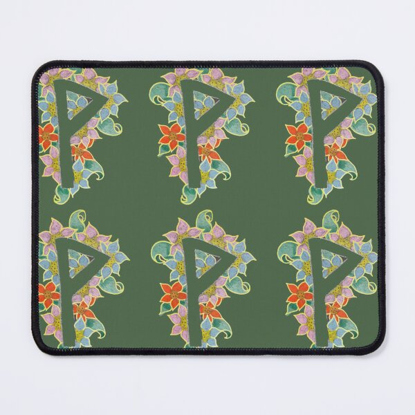Item preview, Floral "wunjo" Rune designed and sold by ElsieVirgo91.