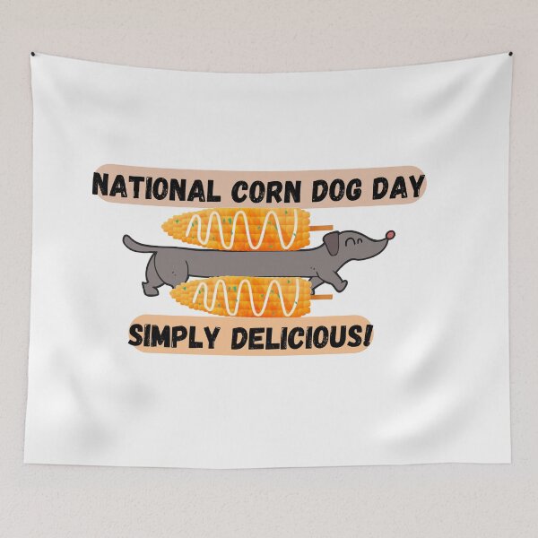 Item preview, National Corn Dog Day designed and sold by SolSel ⭐⭐⭐⭐⭐.
